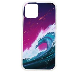 Tsunami Waves Ocean Sea Nautical Nature Water Unique Iphone 12 Pro Max Tpu Uv Print Case by Jancukart