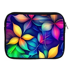 Ai Generated Artwork Leaves Nature Pattern Apple Ipad 2/3/4 Zipper Cases by Jancukart