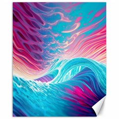 Tsunami Waves Ocean Sea Nautical Nature Water 6 Canvas 16  X 20 