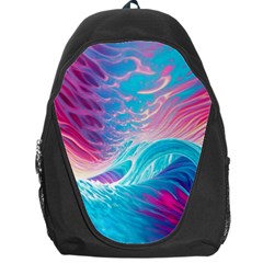 Tsunami Waves Ocean Sea Nautical Nature Water 6 Backpack Bag by Jancukart