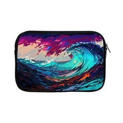 Tsunami Waves Ocean Sea Nautical Nature Water Painting Apple iPad Mini Zipper Cases