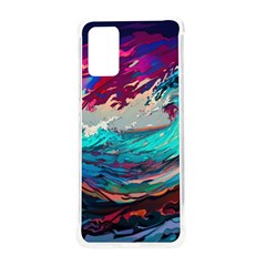 Tsunami Waves Ocean Sea Nautical Nature Water Painting Samsung Galaxy S20plus 6 7 Inch Tpu Uv Case