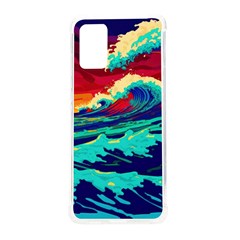 Tsunami Waves Ocean Sea Nautical Nature Water 9 Samsung Galaxy S20plus 6 7 Inch Tpu Uv Case by Jancukart
