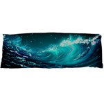 Tsunami Waves Ocean Sea Nautical Nature Water 7 Body Pillow Case Dakimakura (Two Sides) Back