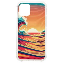 Waves Ocean Sea Tsunami Nautical 6 Iphone 12 Mini Tpu Uv Print Case	 by Jancukart