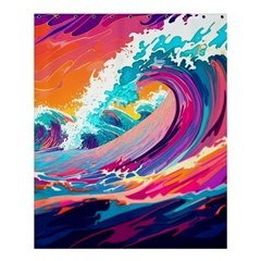 Tsunami Waves Ocean Sea Nautical Nature Water 2 Shower Curtain 60  X 72  (medium)  by Jancukart