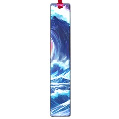 Storm Tsunami Waves Ocean Sea Nautical Nature Large Book Marks by Jancukart