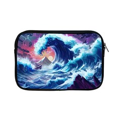 Storm Tsunami Waves Ocean Sea Nautical Nature Apple Ipad Mini Zipper Cases by Jancukart