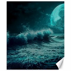 Waves Ocean Sea Tsunami Nautical 2 Canvas 8  X 10  by Jancukart