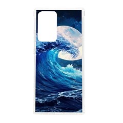 Tsunami Waves Ocean Sea Nautical Nature Water Moon Samsung Galaxy Note 20 Ultra Tpu Uv Case by Jancukart