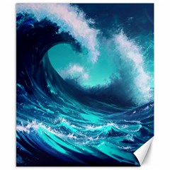 Tsunami Tidal Wave Ocean Waves Sea Nature Water Canvas 8  X 10  by Jancukart