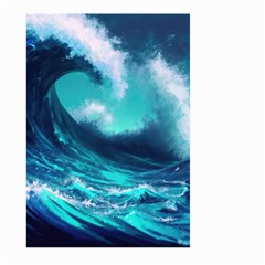 Tsunami Tidal Wave Ocean Waves Sea Nature Water Large Garden Flag (two Sides) by Jancukart