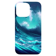 Tsunami Tidal Wave Ocean Waves Sea Nature Water Iphone 14 Pro Max Black Uv Print Case by Jancukart