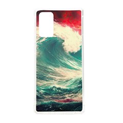 Storm Tsunami Waves Ocean Sea Nautical Nature 2 Samsung Galaxy Note 20 Tpu Uv Case by Jancukart