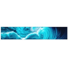 Waves Ocean Sea Tsunami Nautical 3 Large Premium Plush Fleece Scarf 