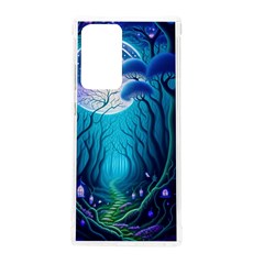 Forrest Jungle Blue Artwork Samsung Galaxy Note 20 Ultra Tpu Uv Case by Jancukart