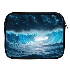 Thunderstorm Storm Tsunami Waves Ocean Sea Apple Ipad 2/3/4 Zipper Cases by Jancukart