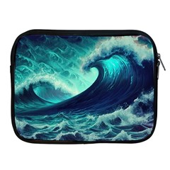 Waves Ocean Sea Tsunami Nautical Apple Ipad 2/3/4 Zipper Cases by Jancukart