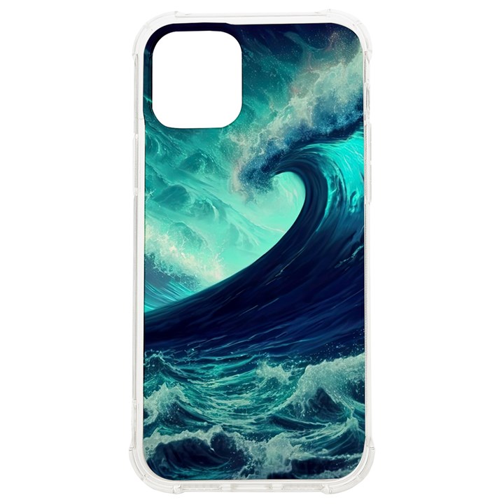 Waves Ocean Sea Tsunami Nautical iPhone 12/12 Pro TPU UV Print Case