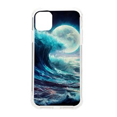 Tsunami Waves Ocean Sea Nautical Nature Water 4 Iphone 11 Tpu Uv Print Case by Jancukart