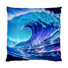 Tsunami Tidal Wave Ocean Waves Sea Nature Water 2 Standard Cushion Case (two Sides) by Jancukart