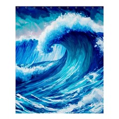 Tsunami Tidal Wave Ocean Waves Sea Nature Water 3 Shower Curtain 60  X 72  (medium)  by Jancukart
