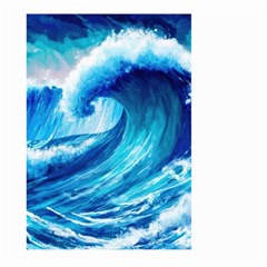 Tsunami Tidal Wave Ocean Waves Sea Nature Water 3 Large Garden Flag (two Sides) by Jancukart