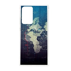 Vintage World Map Illustration Artwork Water Drop Digital Art arts Samsung Galaxy Note 20 Ultra TPU UV Case