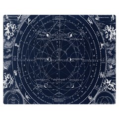 Vintage Astrology Poster Two Sides Premium Plush Fleece Blanket (medium) by ConteMonfrey
