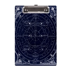 Vintage Astrology Poster A5 Acrylic Clipboard by ConteMonfrey