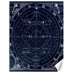 Vintage Astrology Poster Canvas 18  X 24 