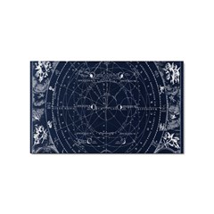 Vintage Astrology Poster Sticker (rectangular)