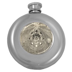 Old Vintage Astronomy Round Hip Flask (5 Oz) by ConteMonfrey