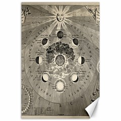 Old Vintage Astronomy Canvas 24  X 36  by ConteMonfrey
