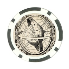 Vintage Planet Poker Chip Card Guard by ConteMonfrey
