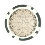 Astronomy vintage Poker Chip Card Guard Front