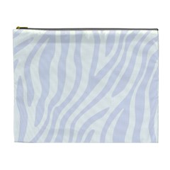 Grey Zebra Vibes Animal Print  Cosmetic Bag (xl) by ConteMonfrey