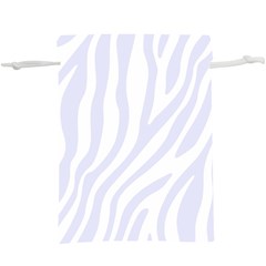 Grey Zebra Vibes Animal Print  Lightweight Drawstring Pouch (xl) by ConteMonfrey