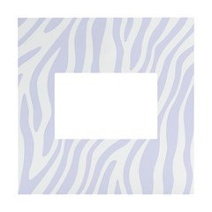 Grey Zebra Vibes Animal Print  White Box Photo Frame 4  X 6  by ConteMonfrey