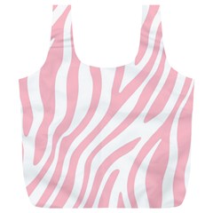 Pink Zebra Vibes Animal Print  Full Print Recycle Bag (xl) by ConteMonfrey