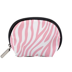 Pink Zebra Vibes Animal Print  Accessory Pouch (small) by ConteMonfrey