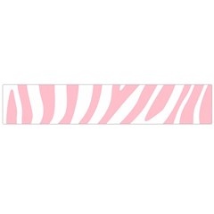 Pink Zebra Vibes Animal Print  Large Premium Plush Fleece Scarf  by ConteMonfrey