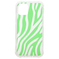 Green Zebra Vibes Animal Print  Iphone 12 Mini Tpu Uv Print Case	 by ConteMonfrey