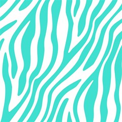 Blue Zebra Vibes Animal Print   Play Mat (rectangle) by ConteMonfrey