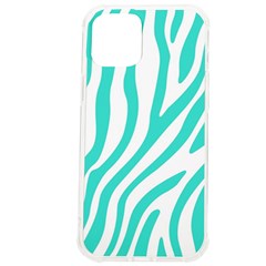 Blue Zebra Vibes Animal Print   Iphone 12 Pro Max Tpu Uv Print Case by ConteMonfrey