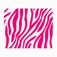 Pink Fucsia Zebra Vibes Animal Print Small Glasses Cloth (2 Sides) by ConteMonfrey