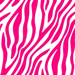 Pink Fucsia Zebra Vibes Animal Print Play Mat (rectangle) by ConteMonfrey