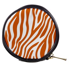 Orange Zebra Vibes Animal Print   Mini Makeup Bag by ConteMonfrey