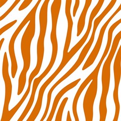 Orange Zebra Vibes Animal Print   Play Mat (square) by ConteMonfrey