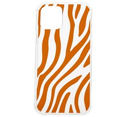 Orange Zebra Vibes Animal Print   Iphone 12 Pro Max Tpu Uv Print Case by ConteMonfrey